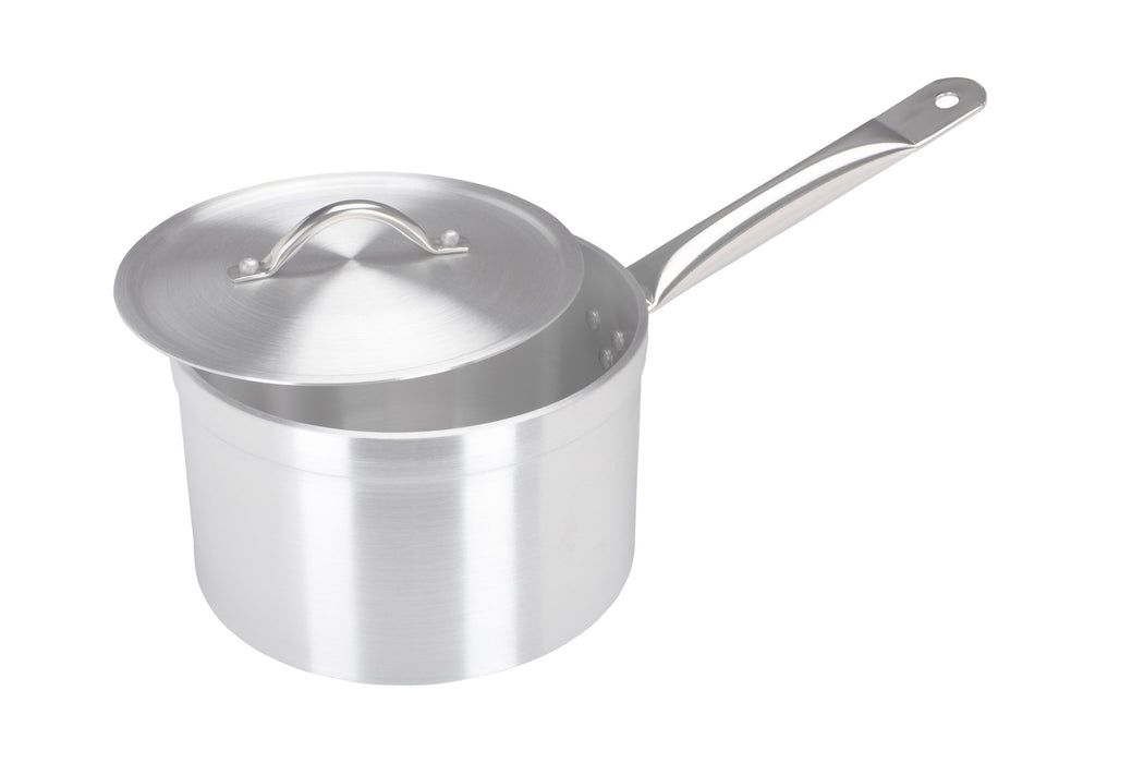 16cm Aluminium Heavy Duty Saucepan Metal Handle (3016)