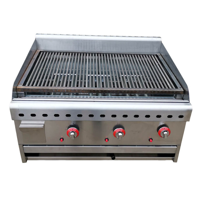 CharGrill 3 Burner - Gas - Stainless Steel - 900x630mm - 150kg - GR02