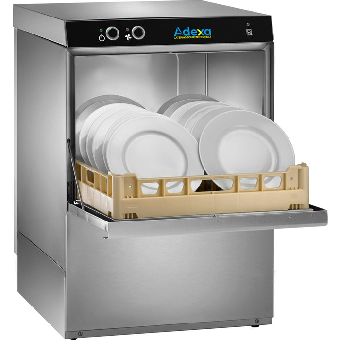 Commercial Dishwasher Premium 500mm basket 20 baskets/hour Drain Pump Detergent dosing pump |  ADX50