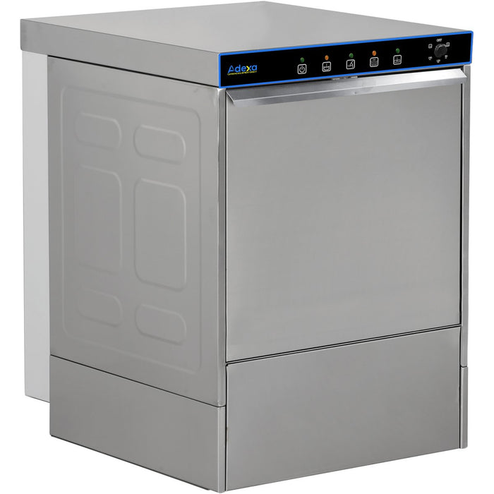 Commercial Dishwasher 540 plates/hour 500mm basket Drain pump Detergent pump Rinse aid pump 13A |  EMP500