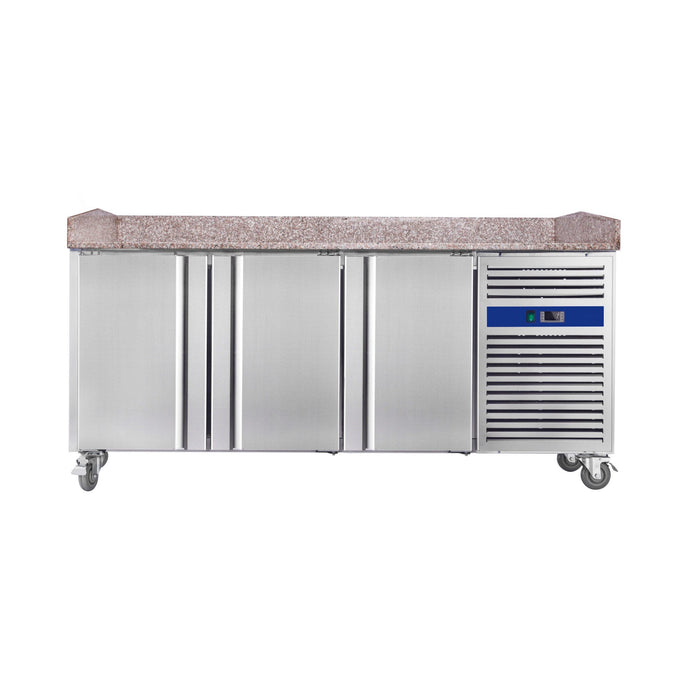 221033 - 3 Door Refrigerated Pizza Counter - 485L (PZ3600)