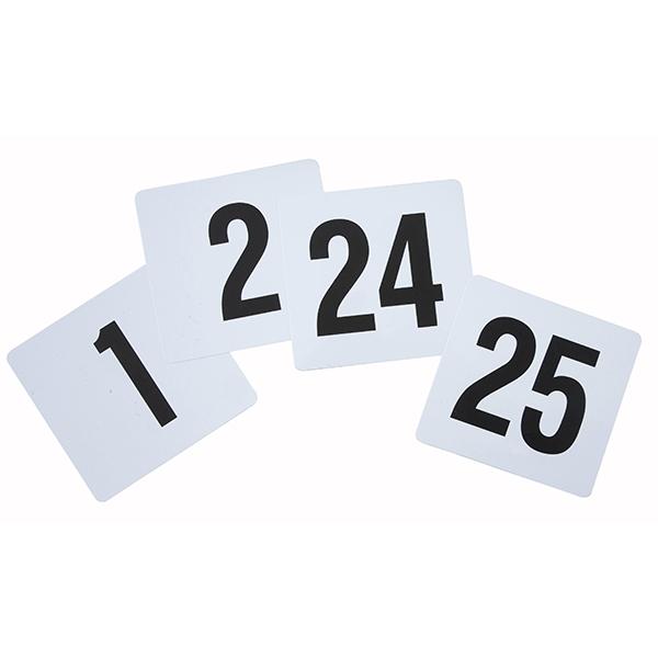 Plastic Table Numbers (1-100) (7969)