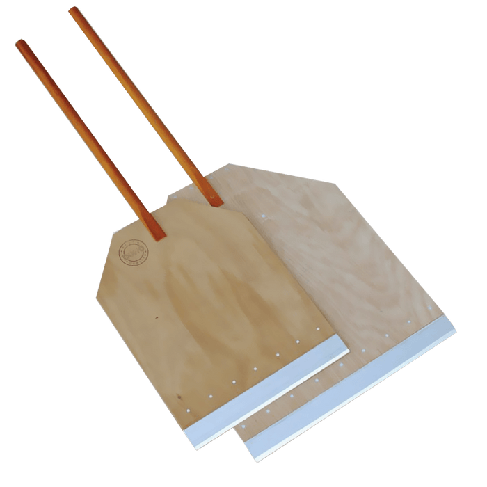 Shovel Pizza Lahmacun Pide Wooden Handle - Small - 33cm x 41cm x 98cm