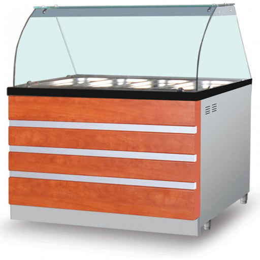 Display Bain Marie on Open cupboard 3xGN1/1 - BMC107 - Canmac Catering