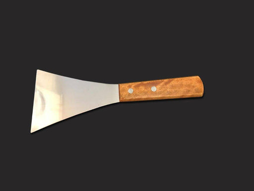 Griddle Scraper Blade Wooden Handle - Canmac Catering