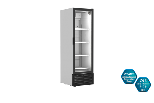 Commercial Bottle Cooler Refrigerator 558 litres Single Door – Kiwi 630 - Canmac Catering