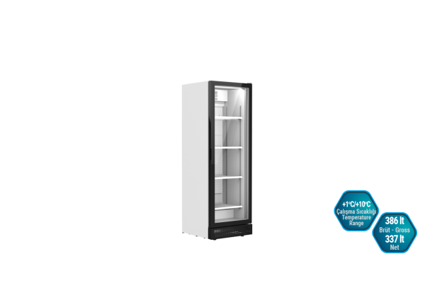 Commercial Bottle Cooler Refrigerator 386 litres Single Door – LEMON 600 A - Canmac Catering
