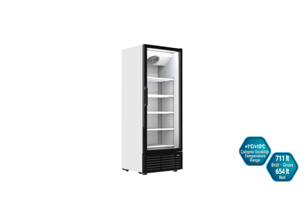 Commercial Bottle Cooler Refrigerator 711 litres Single Door – LEMON 805 D - Canmac Catering
