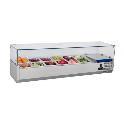 221043 - Refrigerated Pizza Display - 40L 6 x GN1/4(VRX1400/330) Canmac HMK