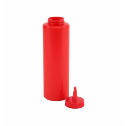 Sauce Bottle / Sauce dispenser RED - Canmac Catering