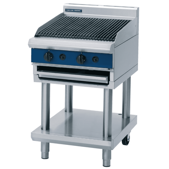 Blue Seal 600mm Charcoal Grill with Stand GAS G594-LS - Canmac Catering